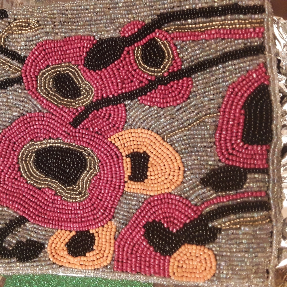 Beaded crossbody bag